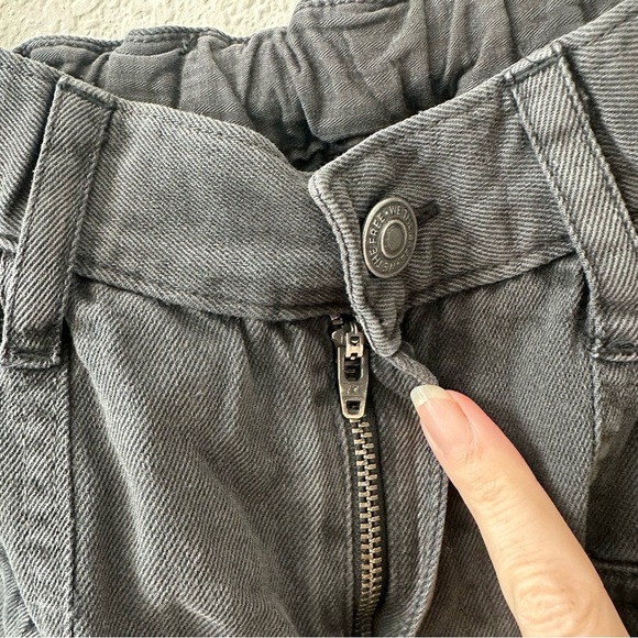 FREE PEOPLE MOVEMENT LAST WORD PARACHUTE PANTS WASHED BLACK SZ M - Picture 5 of 10